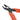 Close-up angled view of the heavy-duty blades on a Xuron Maxi-Shear flush cutter.