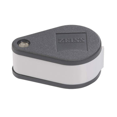 Zeiss D40 pocket magnifier in fully closed compact position.